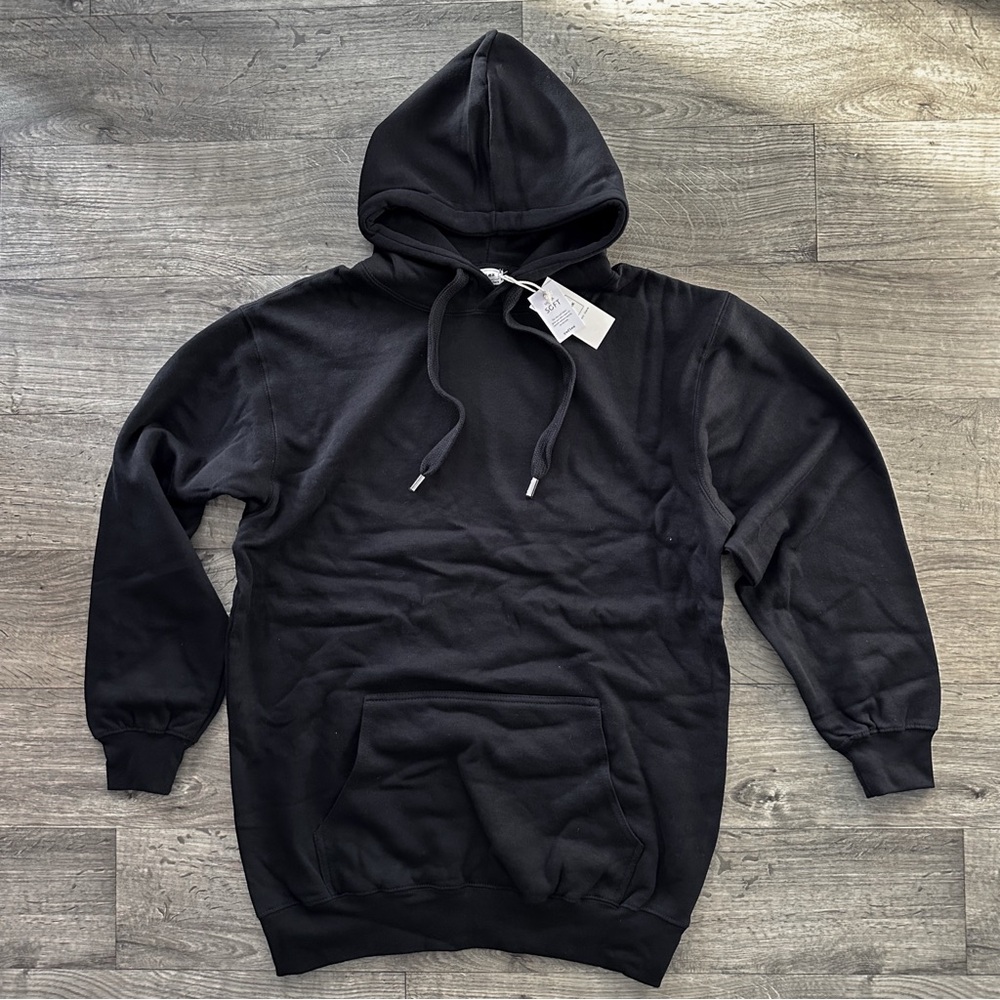 Reflex Black Hoodie Dress
